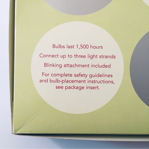 Rare Martha Stewart Everyday Clear Star Flower String Lights 16.1 feet 35 Lights - Picture 12 of 16